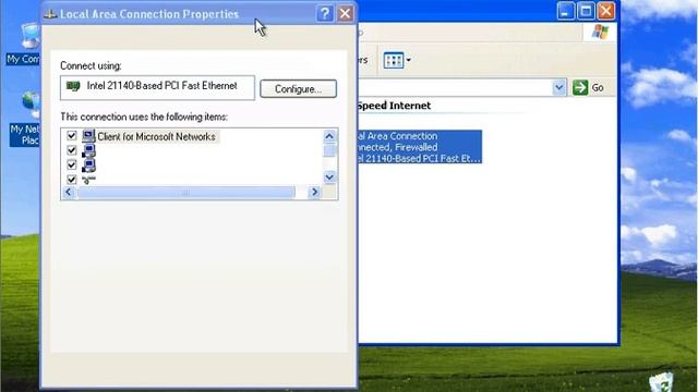 how to configure network in windows xp without using IP ADDRESS смотреть онлайн