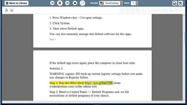Fix An app default was reset issue on Windows смотреть онлайн