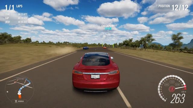 Forza Horizon 3 - Tesla Model S P90D | Goliath Race Gameplay смотреть онлайн