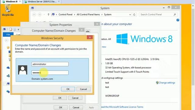Connect to Domain Windows 8 Computer смотреть онлайн