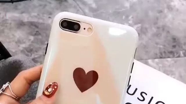 Love Heart Silicone Phone Case Back Cover for iPhone X/8 Plus/8/7 Plus/7/6 Plus/6s Plus/6 смотреть онлайн