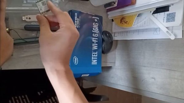 Intel Network AX200 WI-FI 6 card (Unboxing)