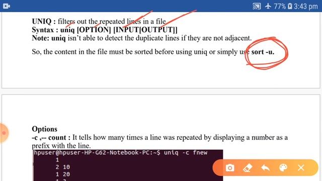 Unix Filters | sort| uniq | nl | unix filter commands with example by Babita Verma смотреть онлайн