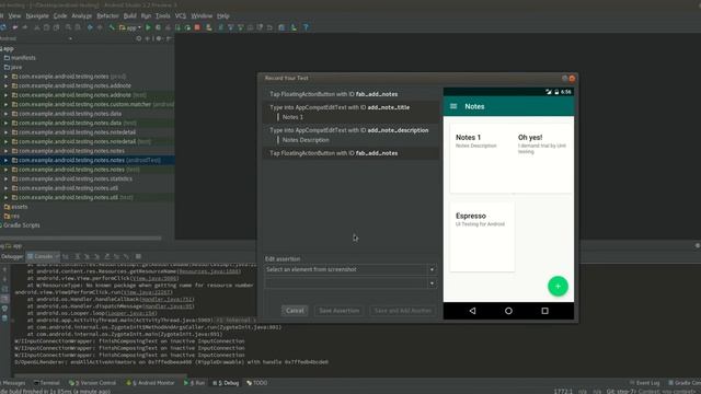 Espresso Test Recorder: 'Adding a note' смотреть онлайн