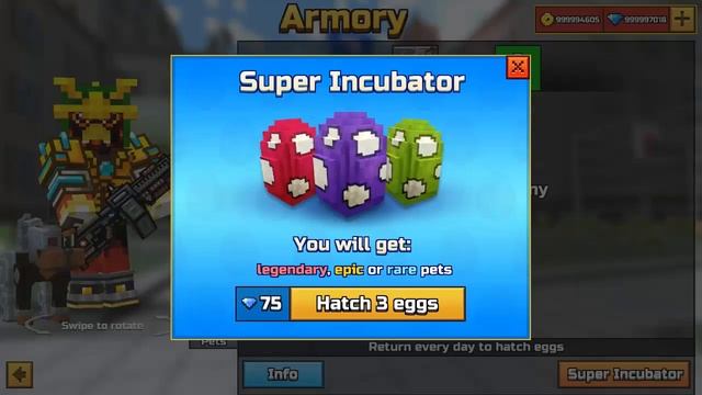 Trying To Get The Mythical Dragon Pet in Pixel Gun 3D (11.3.1) Egg Opening смотреть онлайн