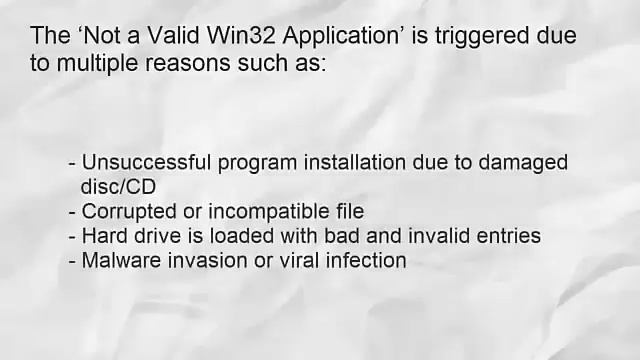 How to Fix Not a Valid Win32 Application Error смотреть онлайн