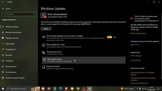 Windows 10 Update KB5001716 Released, but also Fails to Install with the Dreaded Error 0x80070643 смотреть онлайн