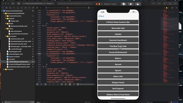 My First IOS App | SIMPLE | Restaurant Finder App | Melbourne | Australia смотреть онлайн