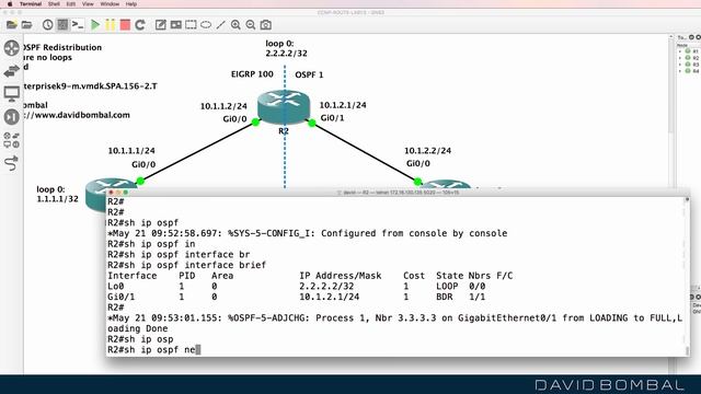 Two-way redistribution using tags: GNS3 CCNP Lab 1.5: ROUTE Exam: Answers Part 1 смотреть онлайн