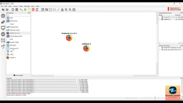 Download & Add Tiny Linux and other host in GNS3 VM смотреть онлайн