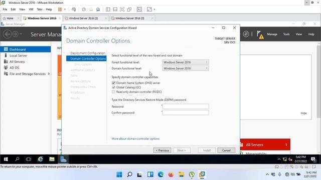 Installation Active Directory sur Windows Server 2016 смотреть онлайн