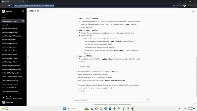 how to make a digital clock in python without tkinter смотреть онлайн