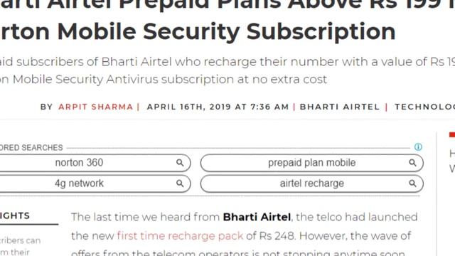 Good News For All Airtel Users | Now Get 1 Year Norton Mobile Protection Free | 17 April Update смотреть онлайн