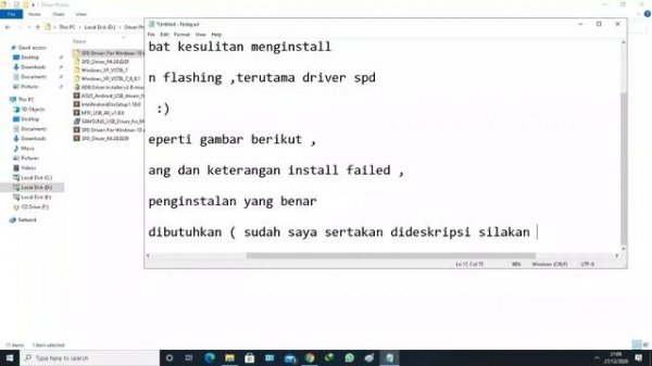 Fix Error | Install Failed | Driver SPREADTRUM Windows 64 Bit