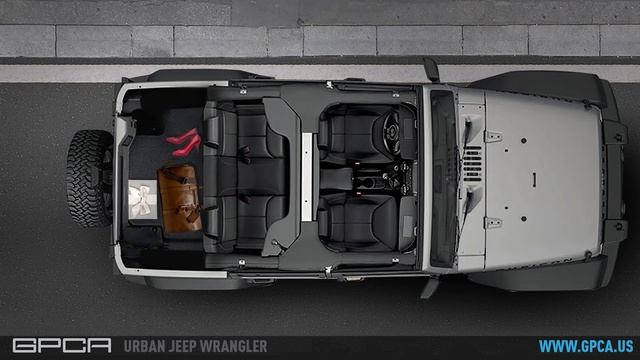 Jeep cargo is covered in urban wild by GPCA смотреть онлайн