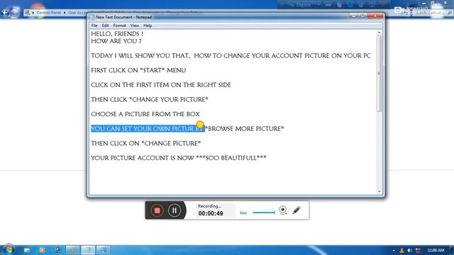 How to change your windows account picture смотреть онлайн