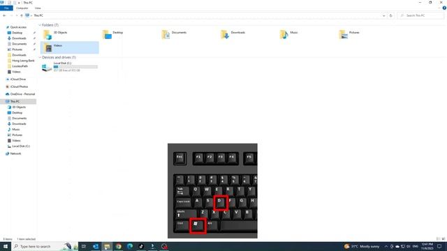 Windows key + D. Switch to desktop view смотреть онлайн