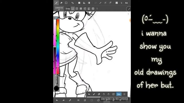 Medibang Android: Let's draw! My old Sonic OC ''Lyb'' смотреть онлайн
