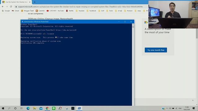 วิธีซ่อมแซม Windows 10 ด้วย System File Checker ตัวช่วยแก้ Blue screen #catch5 #windows10 смотреть онлайн