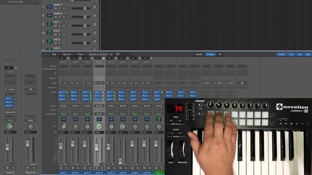Setup ANY MIDI Controller as a DAW Mix Control Surface (LOGIC PRO X) смотреть онлайн