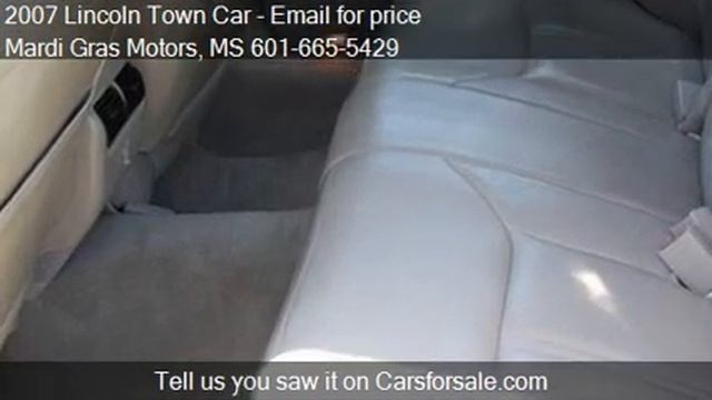 2007 Lincoln Town Car for sale in Raymond, MS 39154 at the M смотреть онлайн