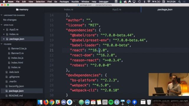 Hitchhiker's guide to ReasonReact by Nik Graf @nikgraf смотреть онлайн