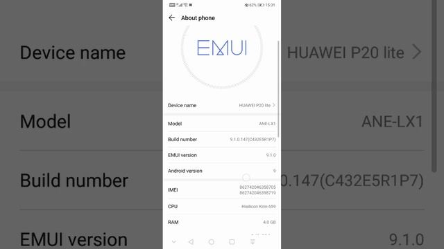 Stable version of EMUI 9.1 released for Huawei p20 lite in east Europe смотреть онлайн