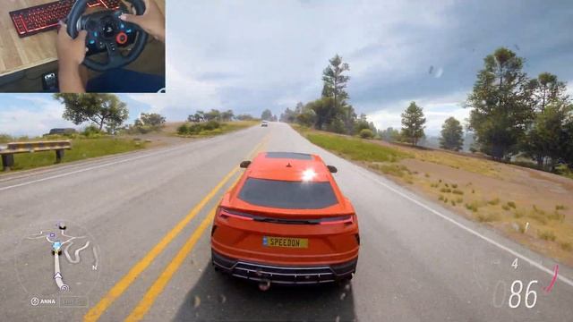 Lamborghini URUS - Forza Horizon 5 ( Steering Wheel Logitech G29 ) Gameplay смотреть онлайн