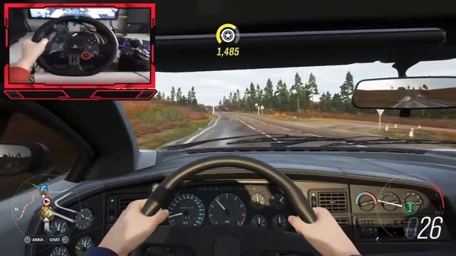 1993 XJ220 Jaguar - ( Forza Horizon 4 ) - Logitech g29 Chill Gameplay смотреть онлайн