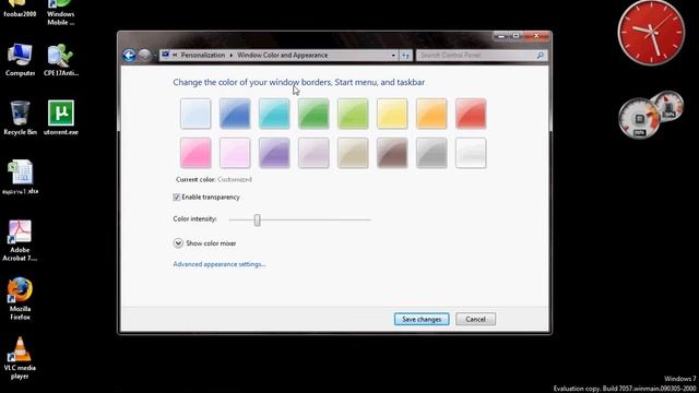 Windows 7 7057 Taskbar and Theme Bug смотреть онлайн