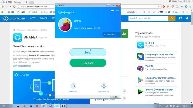 how to use shareit in windows || latest tricks 2018|| shareit for windows смотреть онлайн