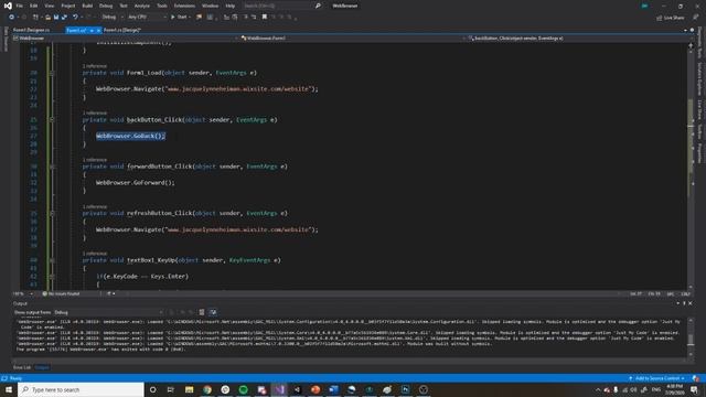 Web Browser - C# смотреть онлайн