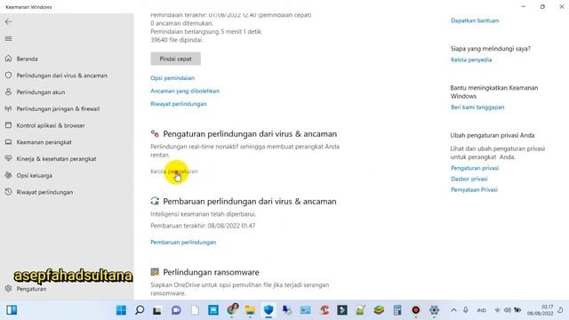 Cara Meng Aktifkan Antivirus di Windows 11, Aktifkan Windows Defender Windows 11 смотреть онлайн