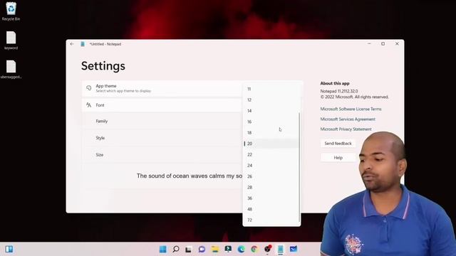 Notepad App me dark mode kaise change kare Windows 11 | Ram k prajapati RamjiTechnical смотреть онлайн