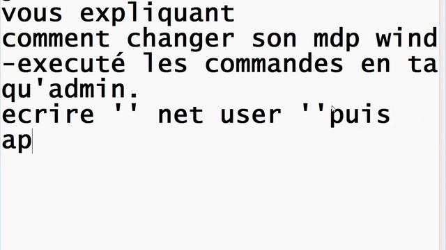 changé votre mot de passe windows avec cmd.exe смотреть онлайн