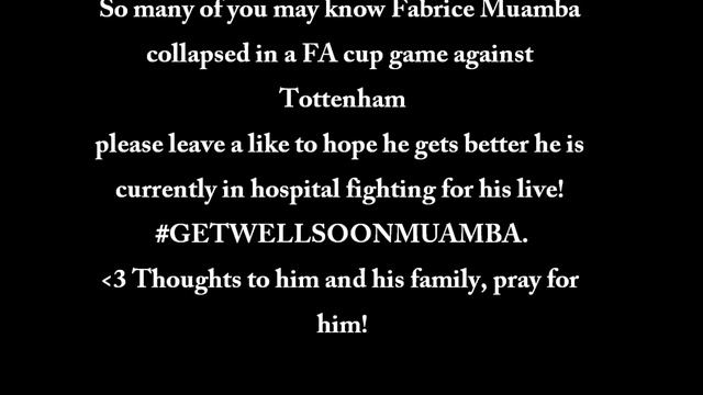 Fabrice Muamba collapses during game (Bolton vs Tottenham, March 17th 2012). смотреть онлайн