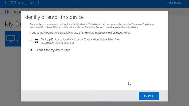 Exam 70-697 Enroll a Windows 10 Device into Microsoft Intune as a User смотреть онлайн