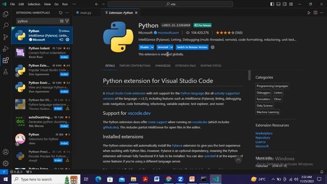 How to execute Python code in Visual Studio Code on Windows 10 2023 | RaereSkill Education смотреть онлайн