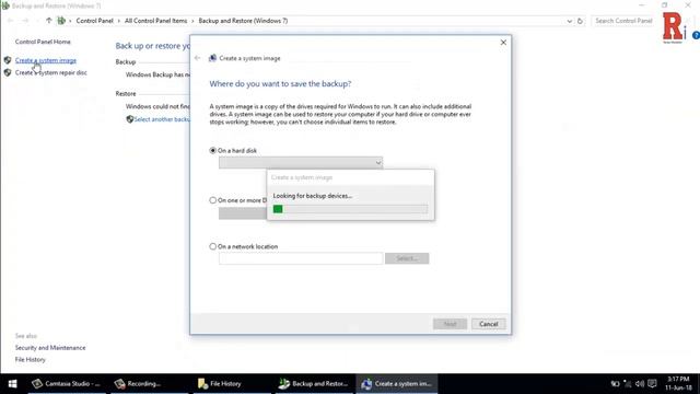 How To Create System Image Backup In Windows 10 смотреть онлайн