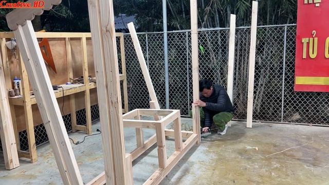 Great Idea for your Garden | Make Outdoor Covered Chairs From Pallets | DIY Woodworking смотреть онлайн