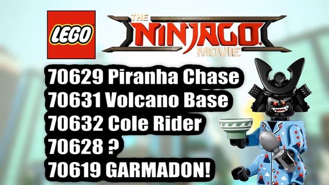 LEGO Ninjago Movie 2018 sets list! смотреть онлайн