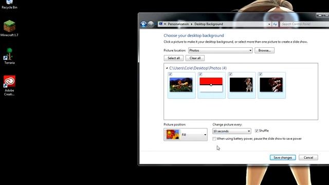 How to set up a slideshow desktop background (windows 7) смотреть онлайн