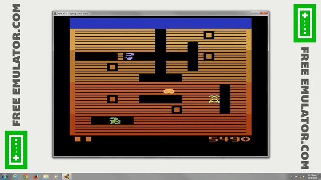 Stella Emulator 3.9.2 | Dig Dug [1080p HD] | Atari 2600 смотреть онлайн