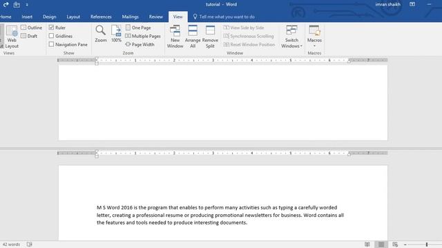 How to Create New Window, Arrange All and Split Window options in M S Word 2016 смотреть онлайн