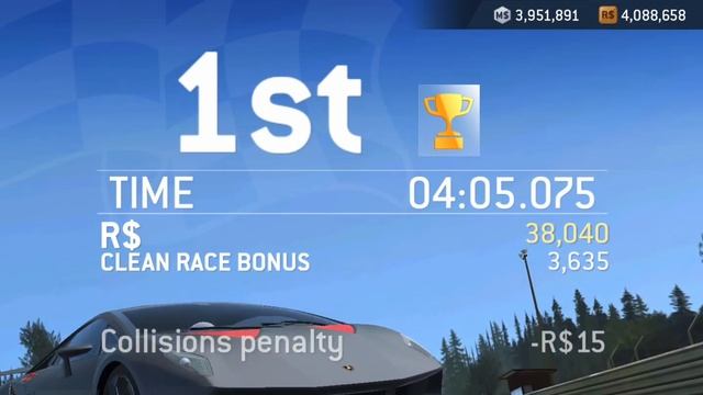 Real Racing 3 / The Sixth Element / Stage 5.2 / Cup / Spa-Francorchamps / Lamborghini Sesto Element смотреть онлайн