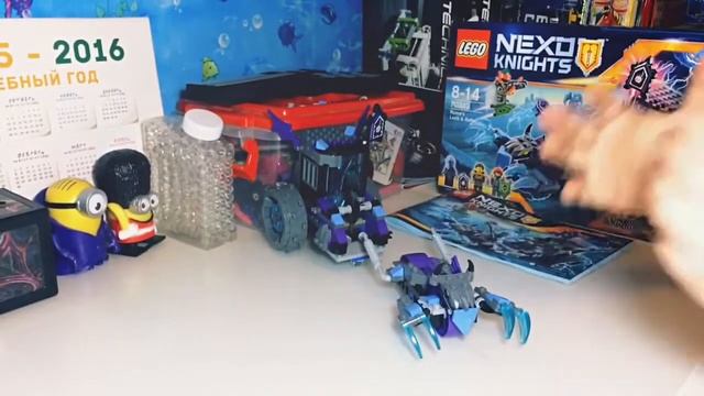 LEGO NEXO KNIGHTS Конструктор Мобильная тюрьма Руины⚔️70349 смотреть онлайн