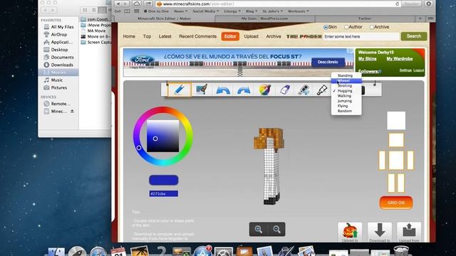How to edit and upload skins | Mac/PC w/ derby15 (HD) смотреть онлайн