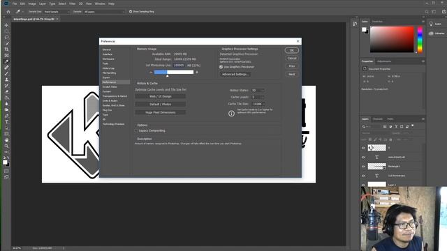 สอน Photoshop CC 2019 มาตั้งค่า Photoshop CC ให้เต็มประสิทธิภาพกันเถอะ смотреть онлайн