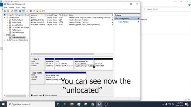 How to extend C Drive in Windows 10 without using a Software Extend C Drive space 2020 смотреть онлайн