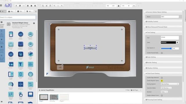 Popup Window - HMI solution from IOT смотреть онлайн
